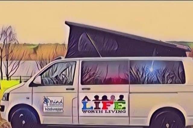 A mock up of how the Washington Mind community outreach van could look