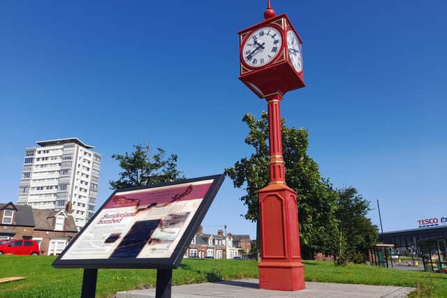 The clock was installed in November 2014. Sunderland Echo image.