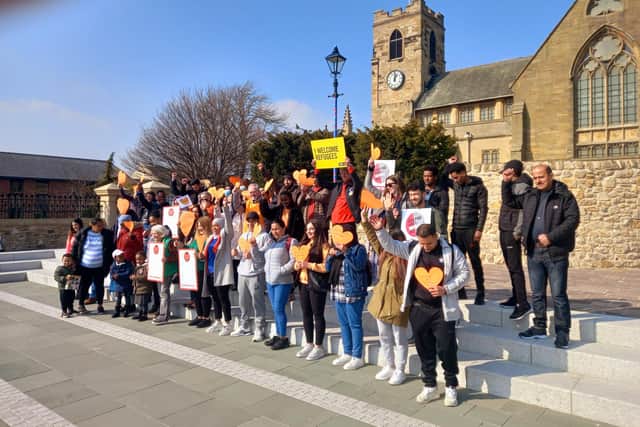 North East Day of Action for Refugees at Sunderland Minster in March.
