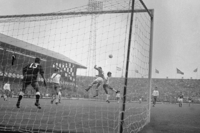 The then-Soviet Union and Chile battle it out at Roker Park. The ground hosted the tournament's Group 4 games, and one of the quarter-finals.