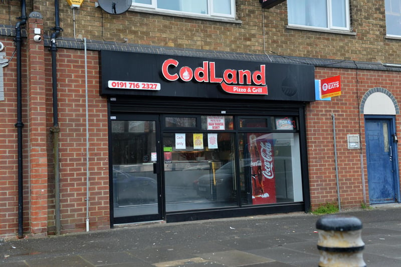 Codland in Allendale Road, Farringdon, scores highly with 4.4. "Tasty and filling food served with a smile," said one happy customer.