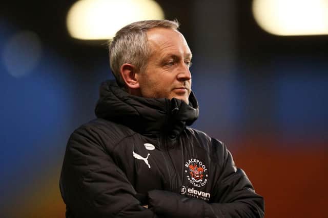 Blackpool manager Neil Critchley.