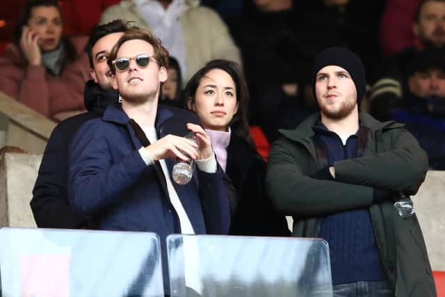 Sunderland owner Kyril Louis-Dreyfus watches the club's 2-1 defeat by Doncaster.