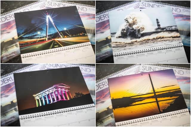 The beautiful photos by Josh Bewick that feature on the calendar.