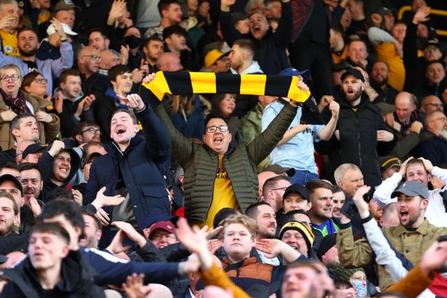 Wolves’ victory over local rivals Aston Villa was watched by 31,012 people on Saturday afternoon.