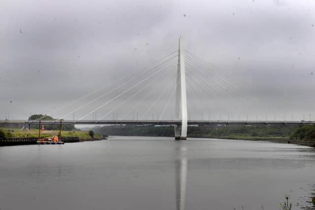 Michael Stainbank first came to police attention following reports of an incident on the Northern Spire bridge in Sunderland, South Tyneside Magistrates' Court was told.