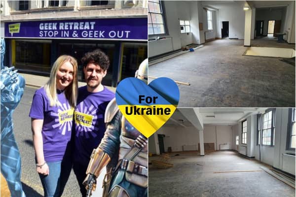 Geek Retreat in Sunderland are now taking donations to send to Ukrainian refugees.