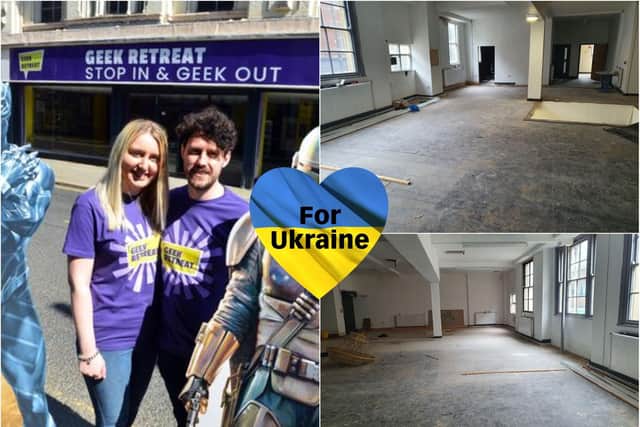 Geek Retreat in Sunderland are now taking donations to send to Ukrainian refugees.