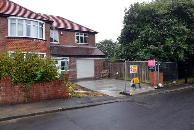 House on Broomshields Avenue , Fulwell, sealed off by council sells for £101,000 at auction