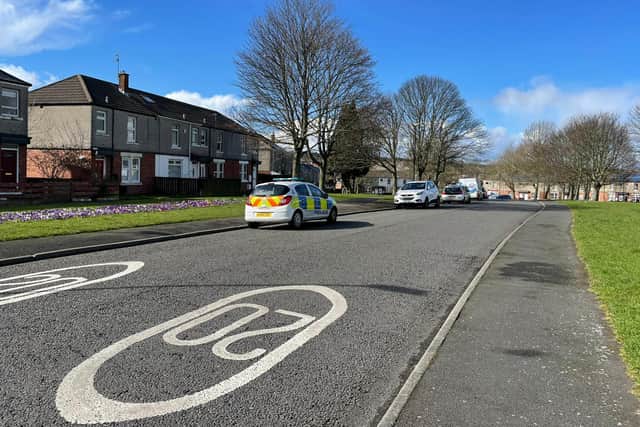 Police were called to Tyne Gardens in Washington on Saturday morning following a report from the ambulance service they had found an injured man.