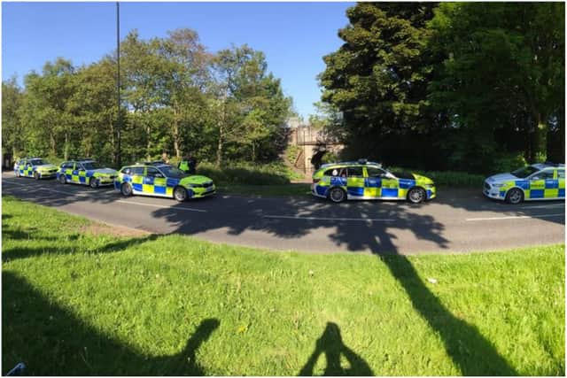 Police were called to the Horsley Road area of Washington following a report that a woman was in distress.