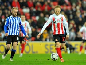 Sheffield Wednesday's Barry Bannan and Sunderland's Alex Pritchard. Picture by FRANK REID