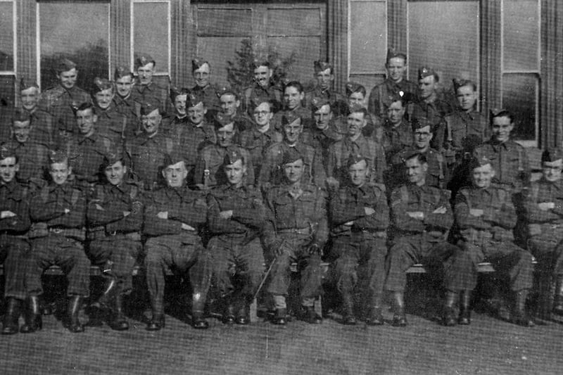 The Home Guard platoon from Greatham. Photo: Hartlepool Museum Service.
