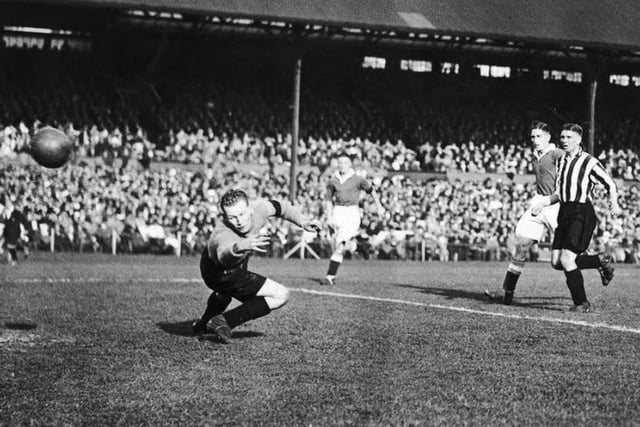 A terrible story. Brilliant Jarrow-born goalkeeper Thorpe was pivotal to the 1936 League champions. However, he was kicked in the head during this 3-3 draw against an ill-disciplines Chelsea and died four days later. He was 22. Getty Images.