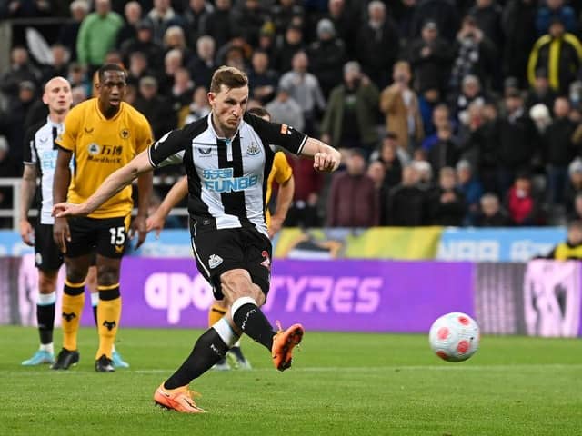 Newcastle United striker Chris Wood (Photo by Stu Forster/Getty Images)