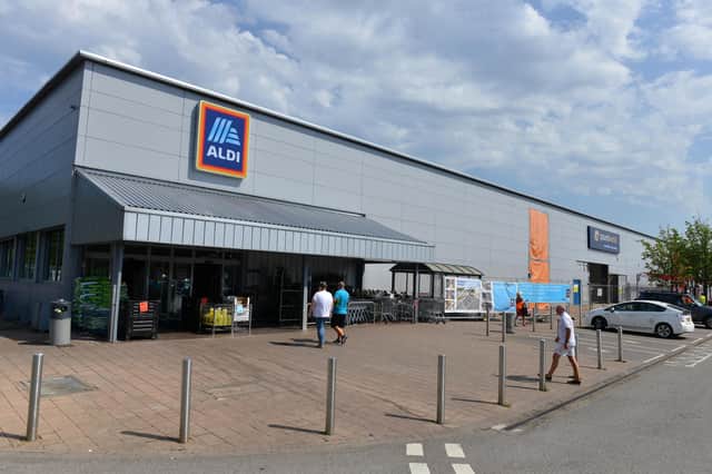 Staff at the Galleries Aldi store called police