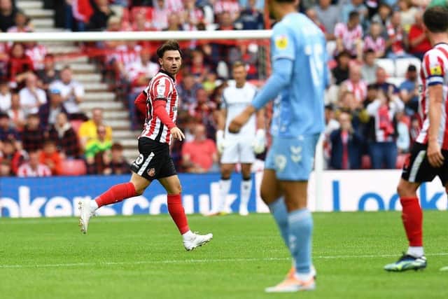 Patrick Roberts came off the bench for Sunderland against Coventry.