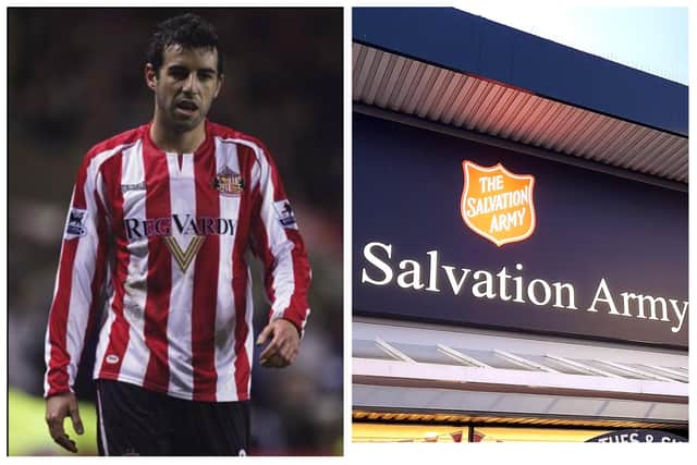 Former Sunderland footballer Julio Arca is to provide weekly football and fitness sessions to residents of The Salvation Army’s Swan Lodge, which provides accommodation to the homeless.
