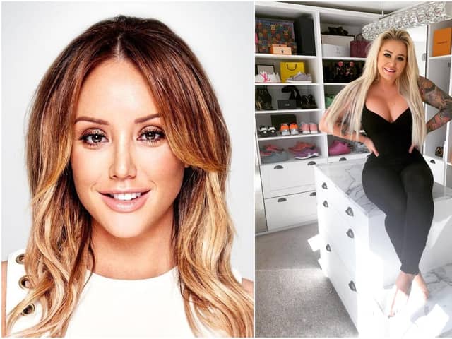 (Left) Charlotte Crosby and Chelsea Ferguson (right) who has appeared in Channel 5 documentary Adults Only