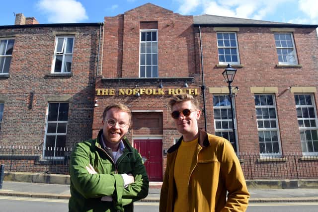 Social entrepreneurs Mark Burns-Cassell and Vincent Todd are to convert The Norfolk Hotel into artist studios.