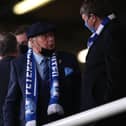 Barry Fry, director of football at Peterborough United, looks on during the Sky Bet League One match between Peterborough United and Doncaster Rovers at Weston Homes Stadium.
