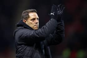 Leam Richardson, manager of Wigan Athletic.