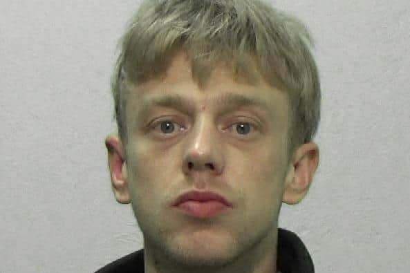 Jason Taylor admitted burglary and was last week jailed for nearly two-and-a-half years.