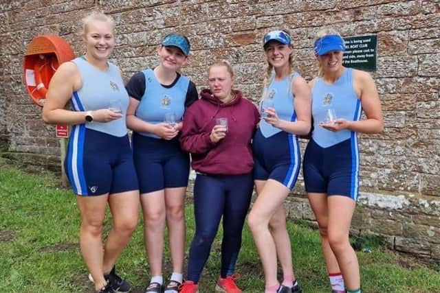The women's coxed quads have also had recent success.