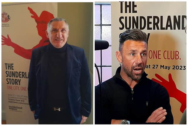 A surprise onstage appearance by Tony Mowbray and Kevin Phillips was rapturously received.