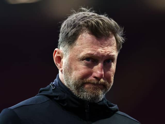 Ralph Hasenhuttl manager of Southampton during the Premier League match between Aston Villa and Southampton at Villa Park on March 5, 2022 in Birmingham, United Kingdom. (Photo by Marc Atkins/Getty Images)