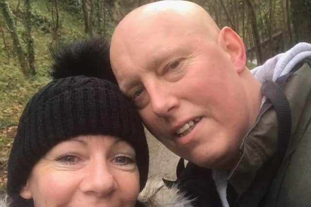 Derek pictured with wife Catherine