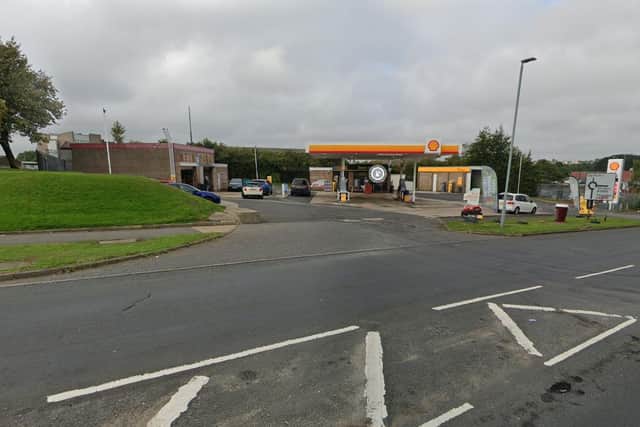 Durham Constabulary said police officers were called to Southside Service Station.