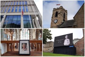 Sunderland is paying its respects to Queen Elizabeth