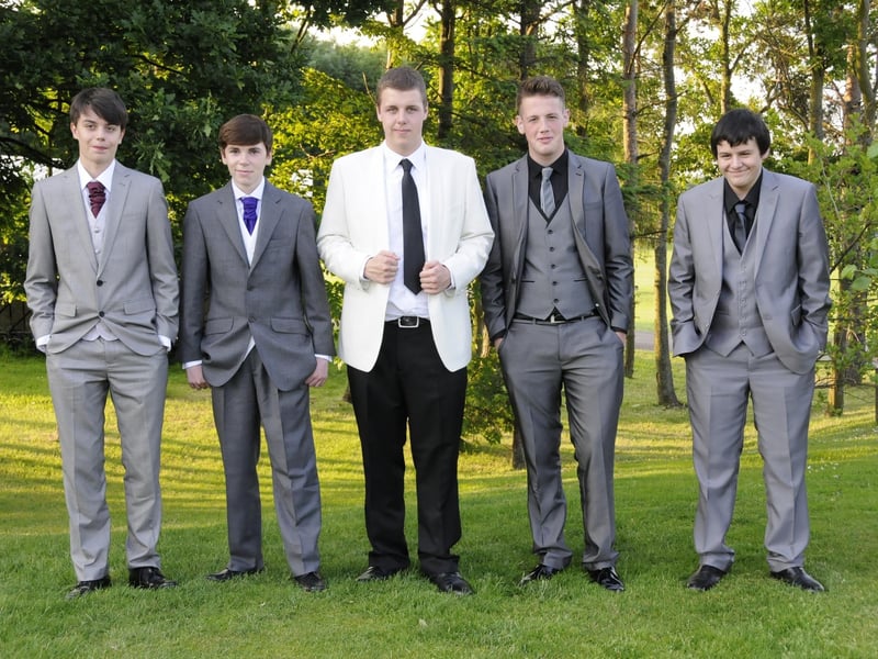 Fab five and don't they look good for the big occasion.