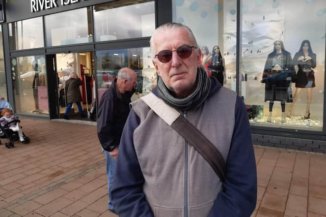 Brian Jeacock, 74, feels education and the NHS should be ring fenced from any cuts.