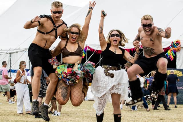 Last year's Lindisfarne Festival.