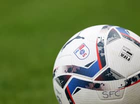 View of the EFL Puma match ball