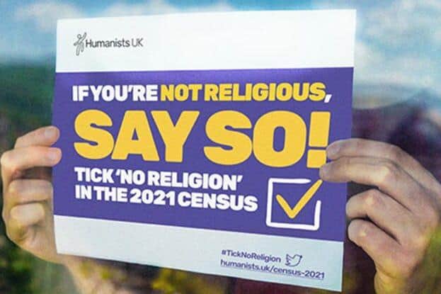 The Humanist Society wants non-religious people to say so in the census.