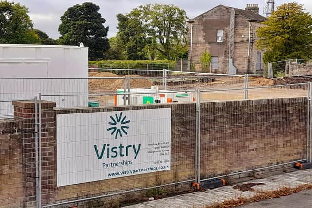 A new housing development is being built around the Grade II-listed Penshaw House.