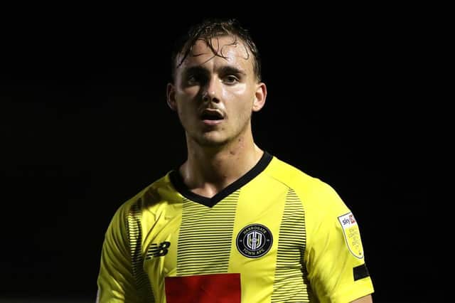 Sunderland loanee Jack Diamond helped Harrogate defeat Portsmouth yesterday (Photo by George Wood/Getty Images)