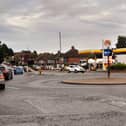 The small Chester Road/Springell Road roundabout is the scene of regular tailbacks. Picture, Sunderland Echo.