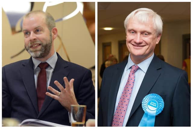 MPs Jonathan Reynolds, left (Labour) and Graham Stuart (Conservative) are among the Question Time panellists in Sunderland.