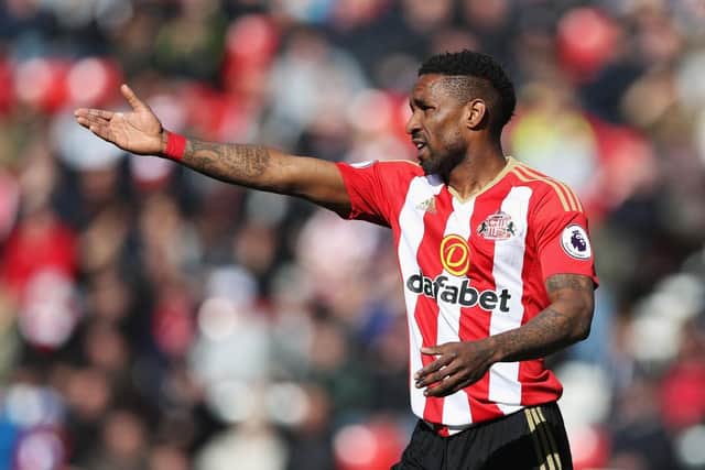 Jermain Defoe playing for Sunderland in 2017  (Photo by Ian MacNicol/Getty Images)