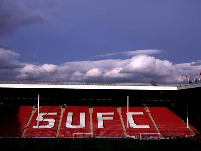 A general view inside the stadium prior to the Sky Bet Championship match between Sheffield United and Queens Park Rangers at Bramall Lane. (Photo by George Wood/Getty Images)