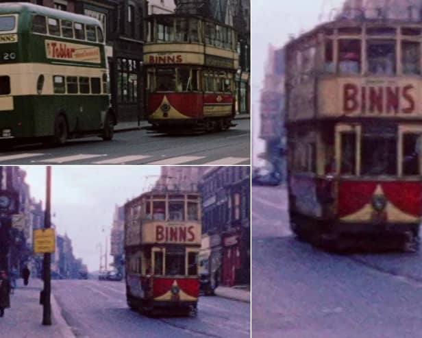 Clips from a rare film showing Sunderland's last trams. Pictures: North East Film Archive.