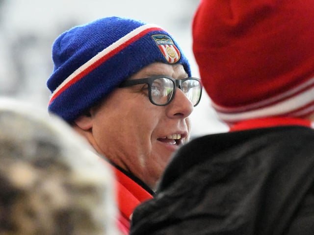 Fans at the Stadium of Light to watch Sunderland's game against West Brom. The Black Cats lost 2-1 after taking a first-half lead through an Amad Diallo penalty.