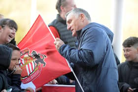 Sunderland head coach Tony Mowbray.