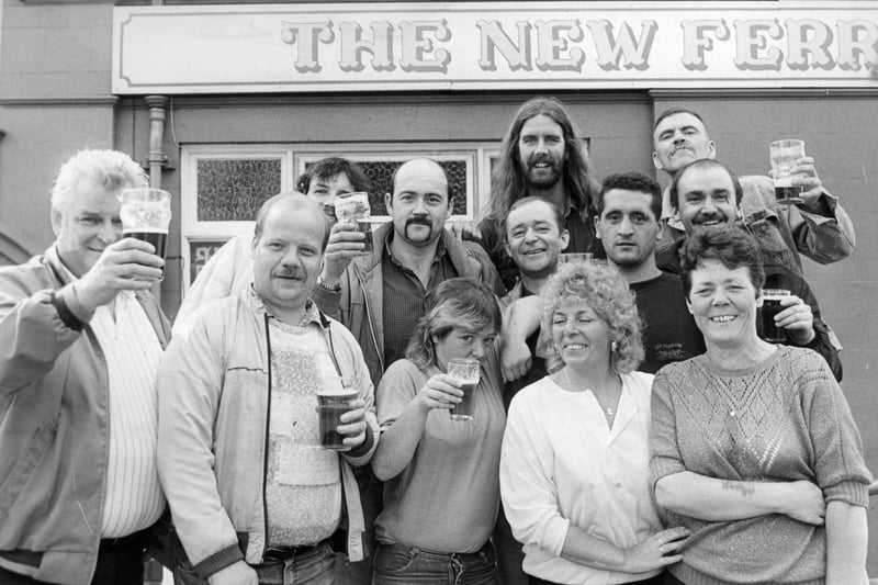 An August 1988 scene and it shows customers and staff at the New Ferry Tavern, South Shields. Who do you recognise?