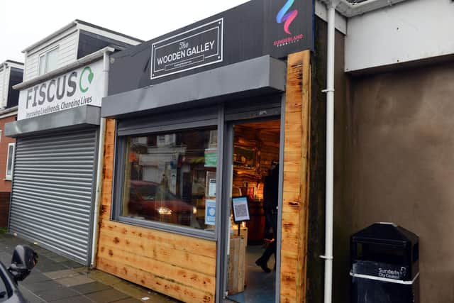The takeaway cafe on Villette Road was broken into on bank holiday Monday.