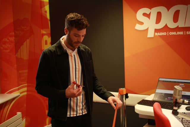 Jordan North in the Spark studio.